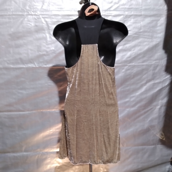 ALEXANDER WANG Velvet Mini Dress with Draped Neckline, size 0 - Picture 6 of 8